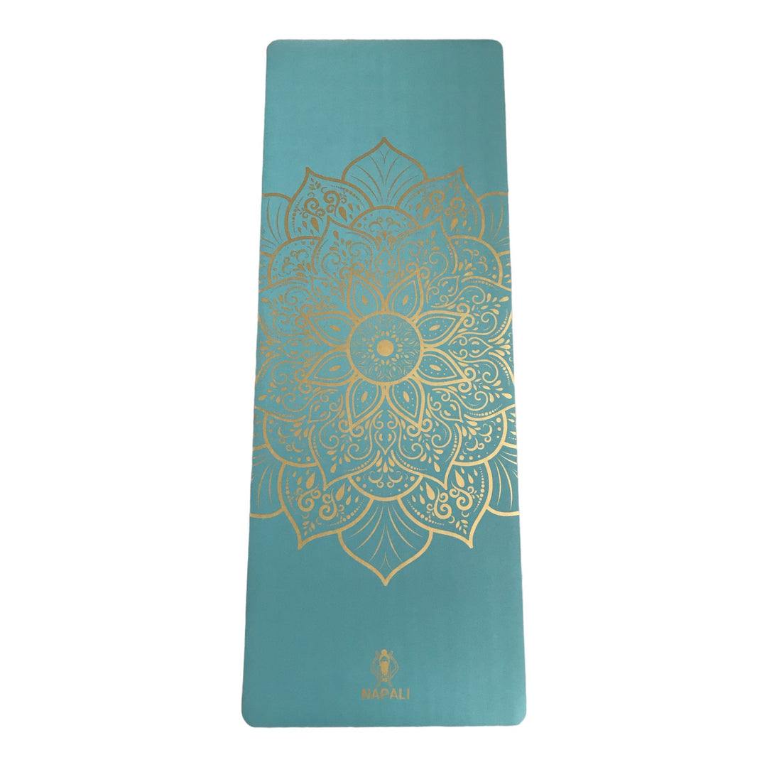 PU- Yogamatte “Soulmate” grau- blau - Napali- Yogamats Napali- Yogamats