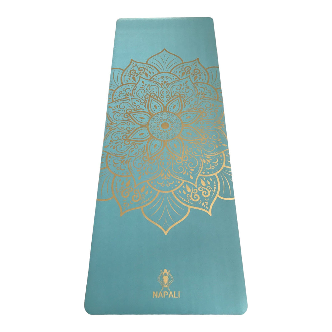 PU- Yogamatte “Soulmate” grau- blau - Napali- Yogamats